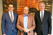 Detlev Pätsch, COO, Vorstand Sixt SE (re) und Thomas Spiegelhalter, CEO, Vorsitzender des Vorstands Sixt Leasing SE beim Interviewtermin am 17. Mai 2018 in der SIXT-Zentrale